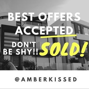 BEST OFFERS ACCEPTED!! DON’T BE SHY!! ❤️